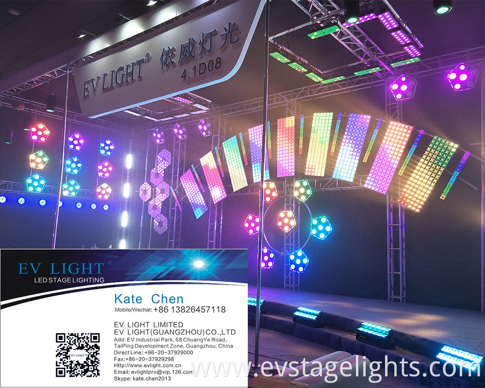 324 pcs CW color led new strobe light dmx stage light